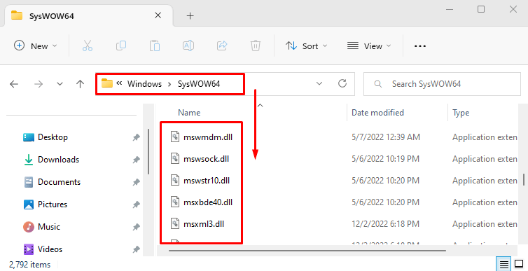 Install 64-bit DLL to /SysWOW64/