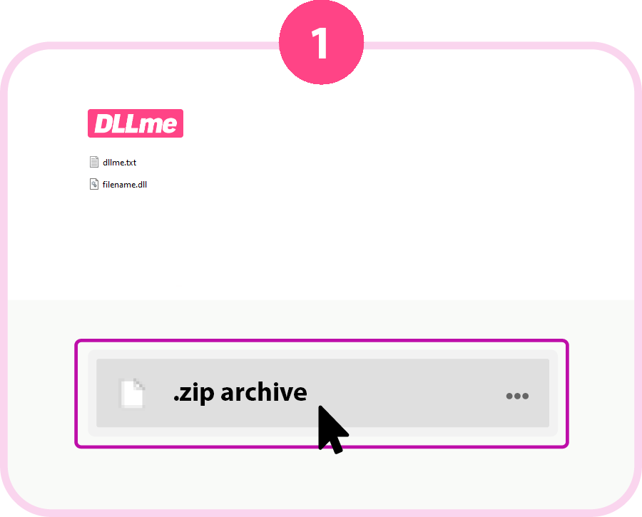 Open the downloaded archive and extract the DLL file
