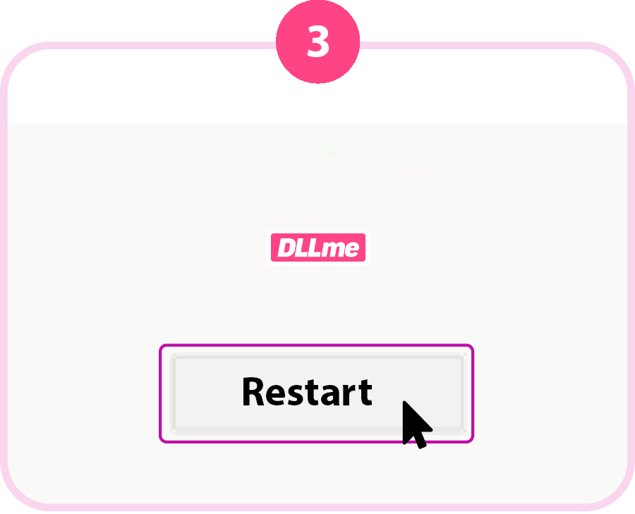 Restart the application after installing the DLL